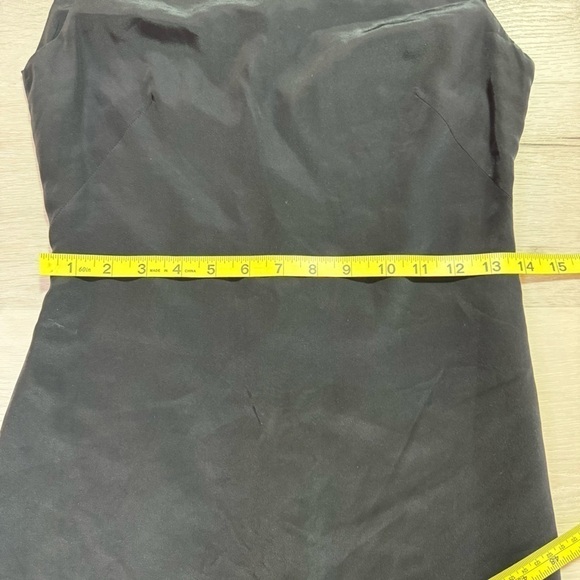 Vintage Laura Ashley Black Silk Beaded Neckline Dress, Size 6 - Picture 8 of 10